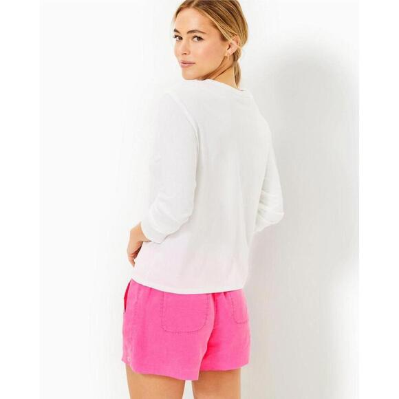 NWOT Lilly Pulitzer Long Sleeve Rally Tee - MSRP $74 - Size XS - Picture 2 of 3